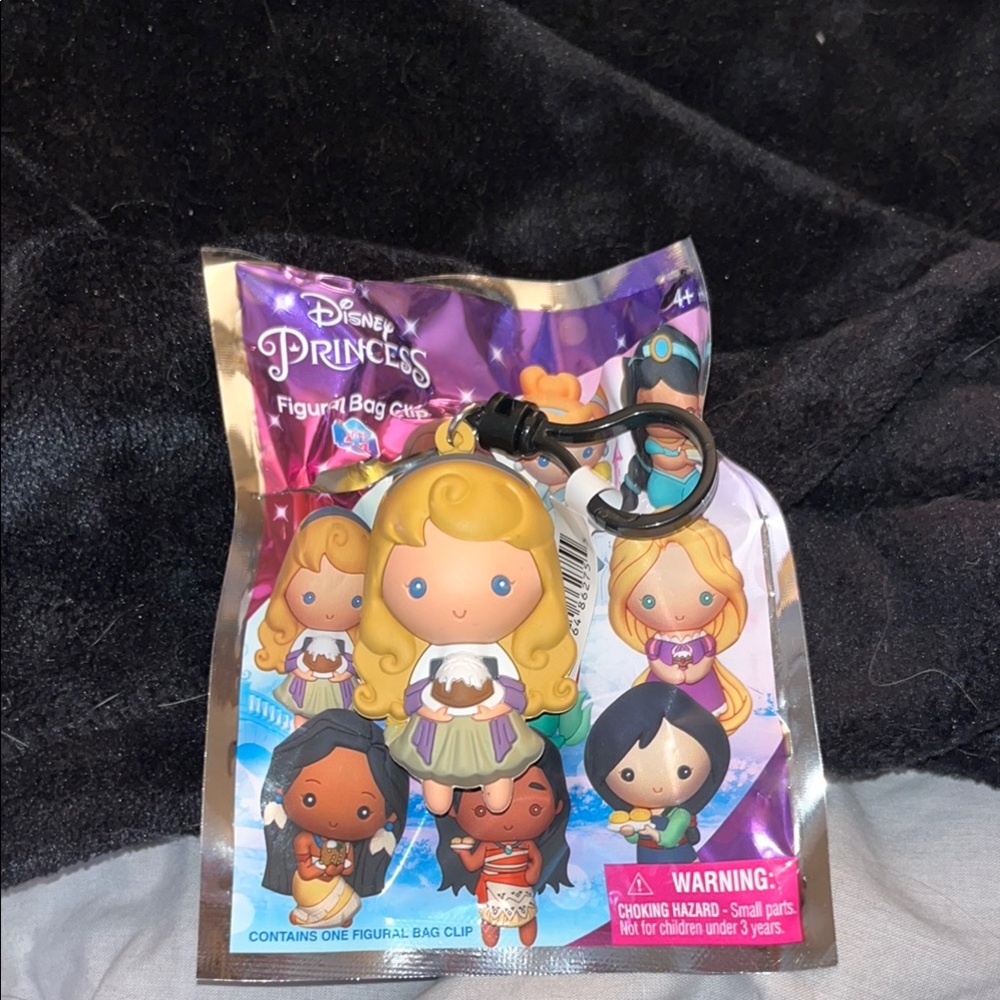 Disney Princess Figure Bag Clip - sleeping beauty